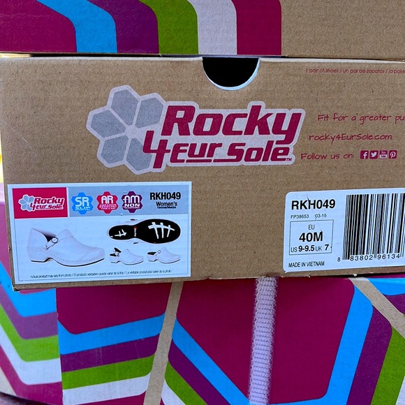 Rocky double sole shoes, great for clinician size 40 US 9-9.5. extra sole - Picture 1 of 6